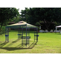 CENADOR ACERO C/JARDINERA