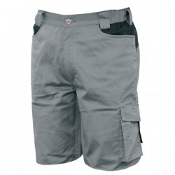 BERMUDA ALGODON STRETCH GRIS